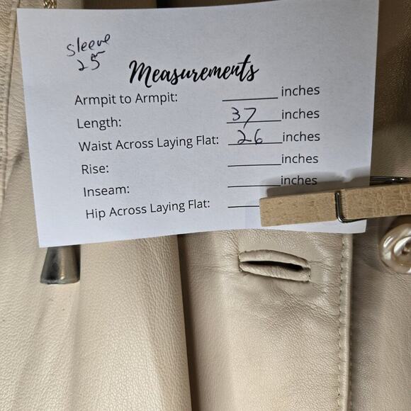 IMAGES BY DAMSELLE Lamb Leather Coat Fox Fur Hood XL Nude - Picture 12 of 16